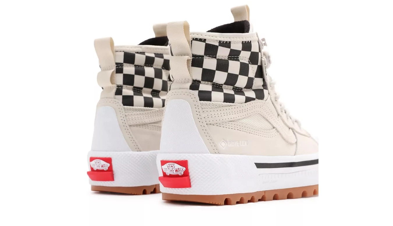 Vans Checkerboard SK8-Hi Gore-Tex MTE-3 Blanc / White 4 Vans Checkerboard SK8-Hi Gore-Tex MTE-3 Blanc / White – Image 4