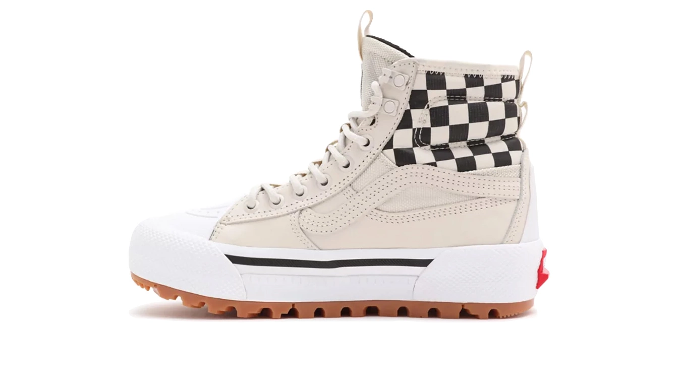 Vans Checkerboard SK8-Hi Gore-Tex MTE-3 Blanc / White 2 Vans Checkerboard SK8-Hi Gore-Tex MTE-3 Blanc / White – Image 2