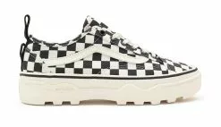 Vans Sentry Old Skool (Checkerboard) Marshmallo Blanc / White
