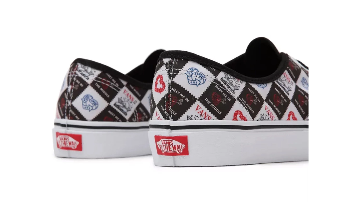 Vans Love Letters Authentic Noir / Black 4 Vans Love Letters Authentic Noir / Black – Image 4