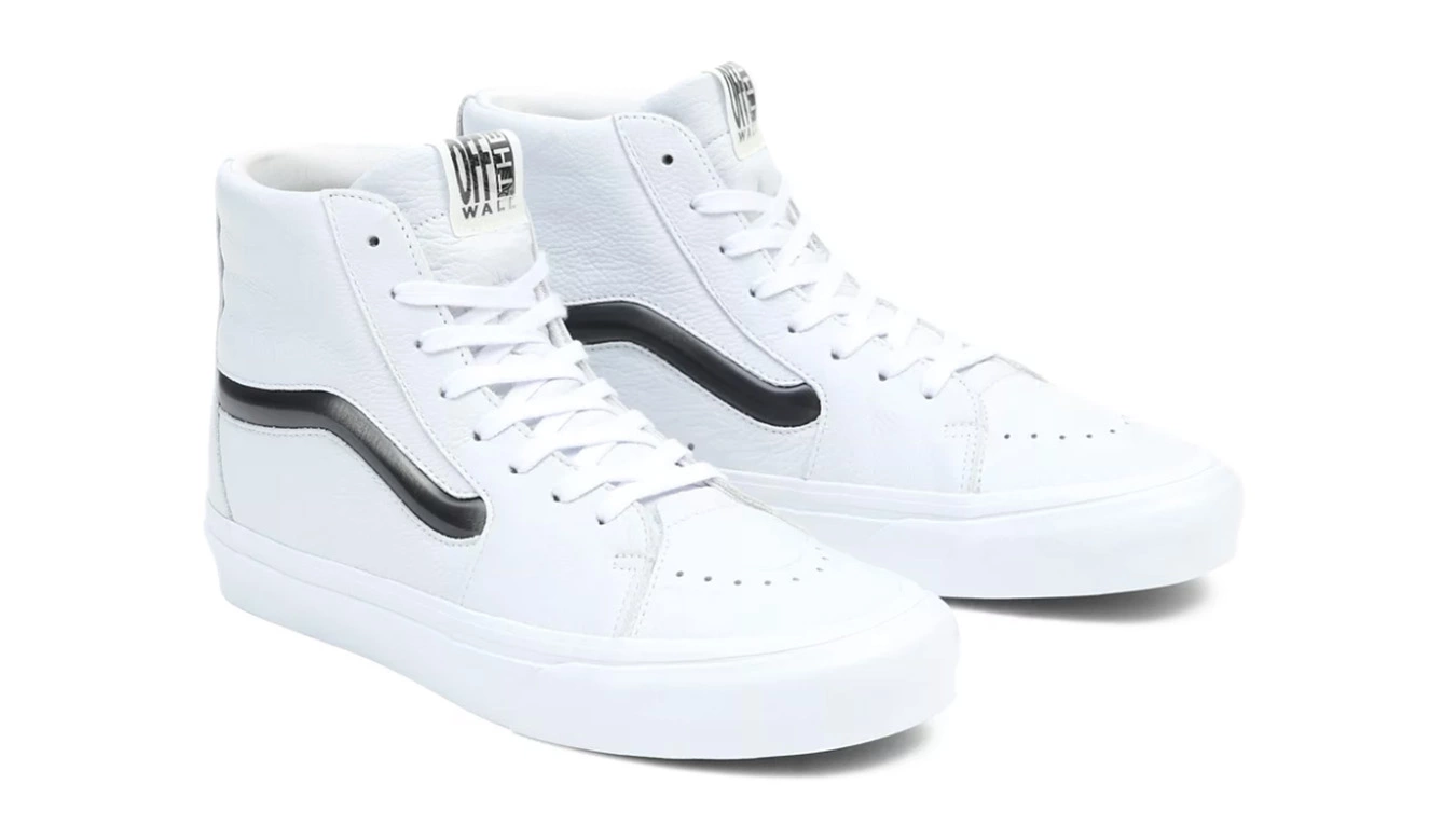 Vans SK8-Hi XL Blanc / White 3 Vans SK8-Hi XL Blanc / White – Image 3