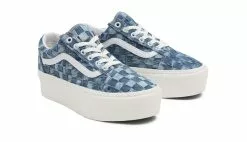 Vans Old Skool Stackform Bleu / Blue -Hot Sale Vans Store vn0a7q5mb6a5